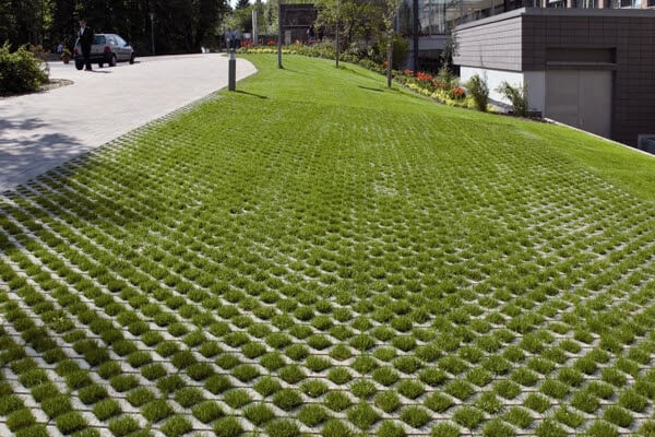 gạch trồng cỏ cho bãi đỗ xe